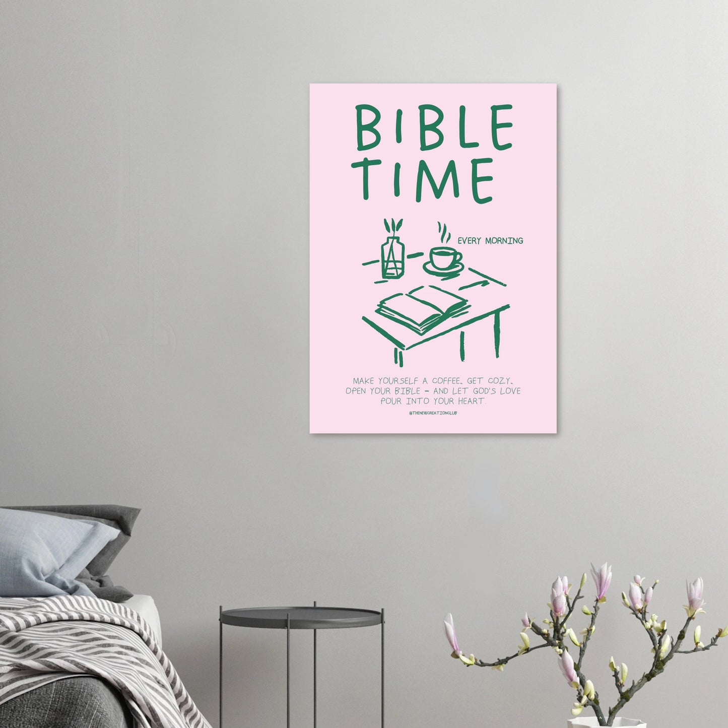 Christliches Poster - Bible Time