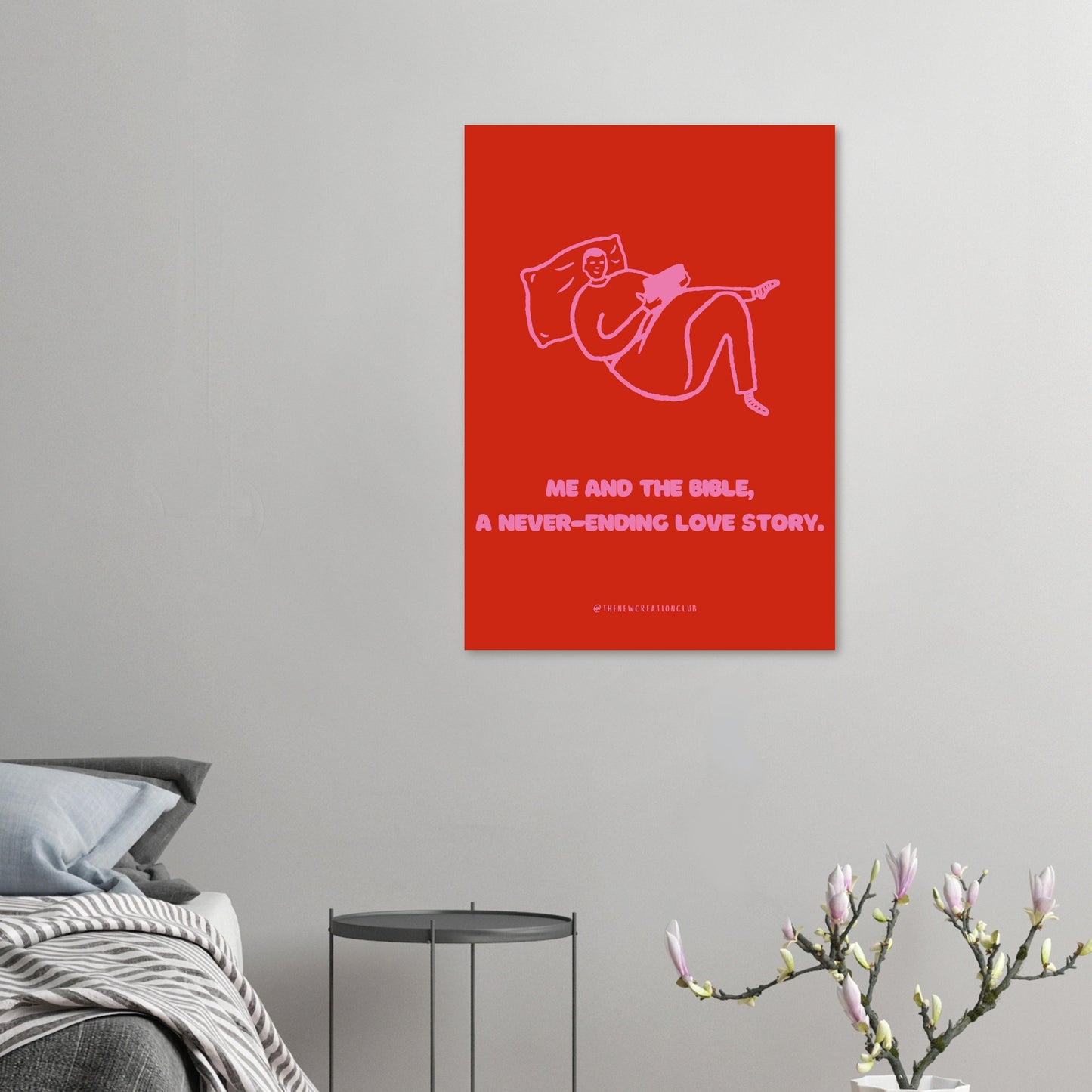 `Me and the Bible, A Never-Ending Love Story`- Klassisches Poster auf halbmattem Papier