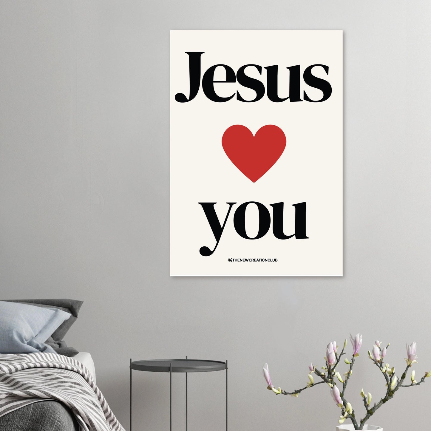 Jesus loves you - Christliches Poster