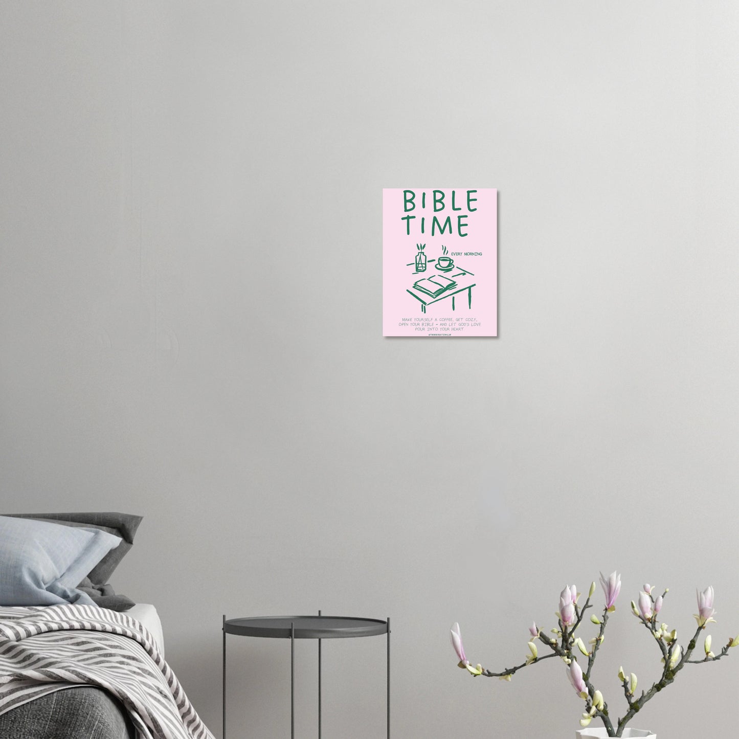 Christliches Poster - Bible Time