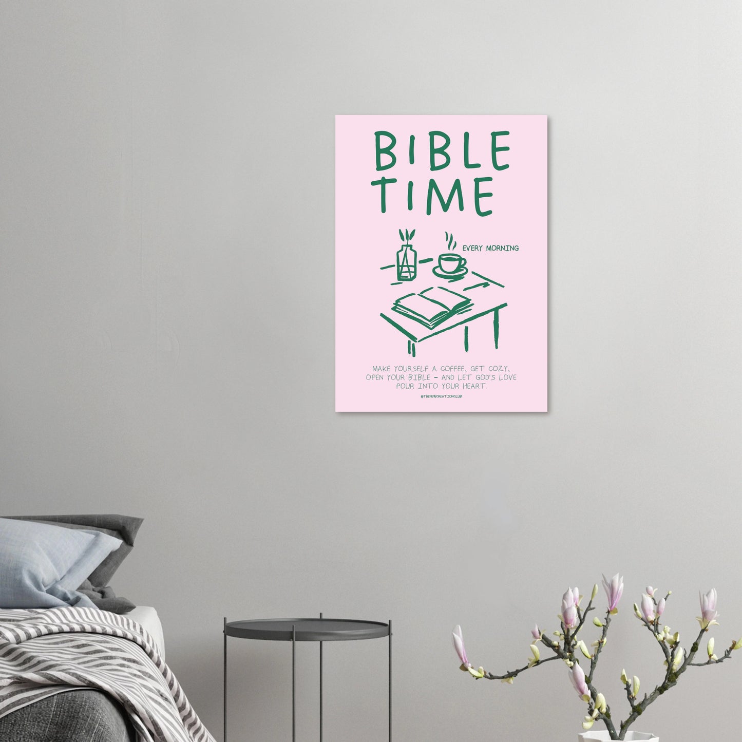 Christliches Poster - Bible Time