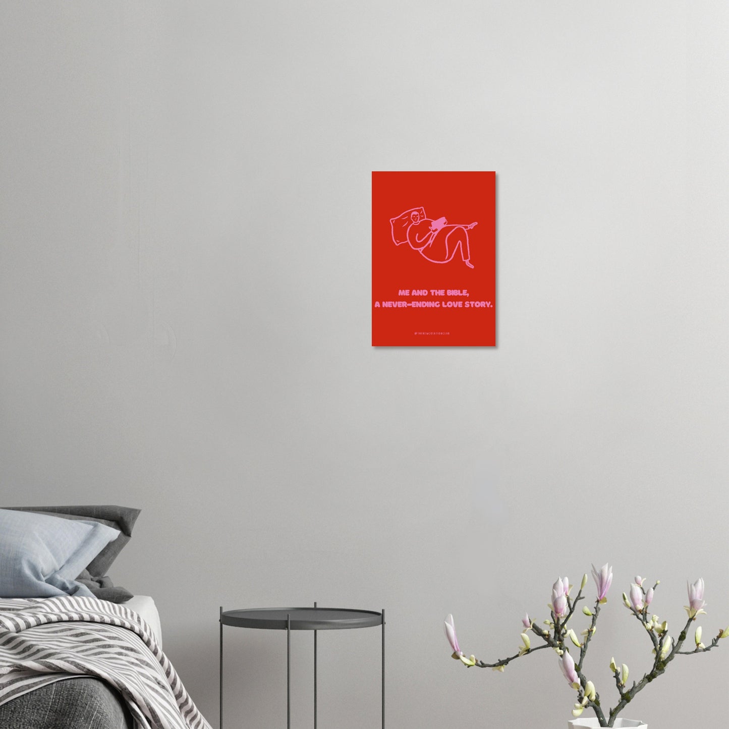 `Me and the Bible, A Never-Ending Love Story`- Klassisches Poster auf halbmattem Papier