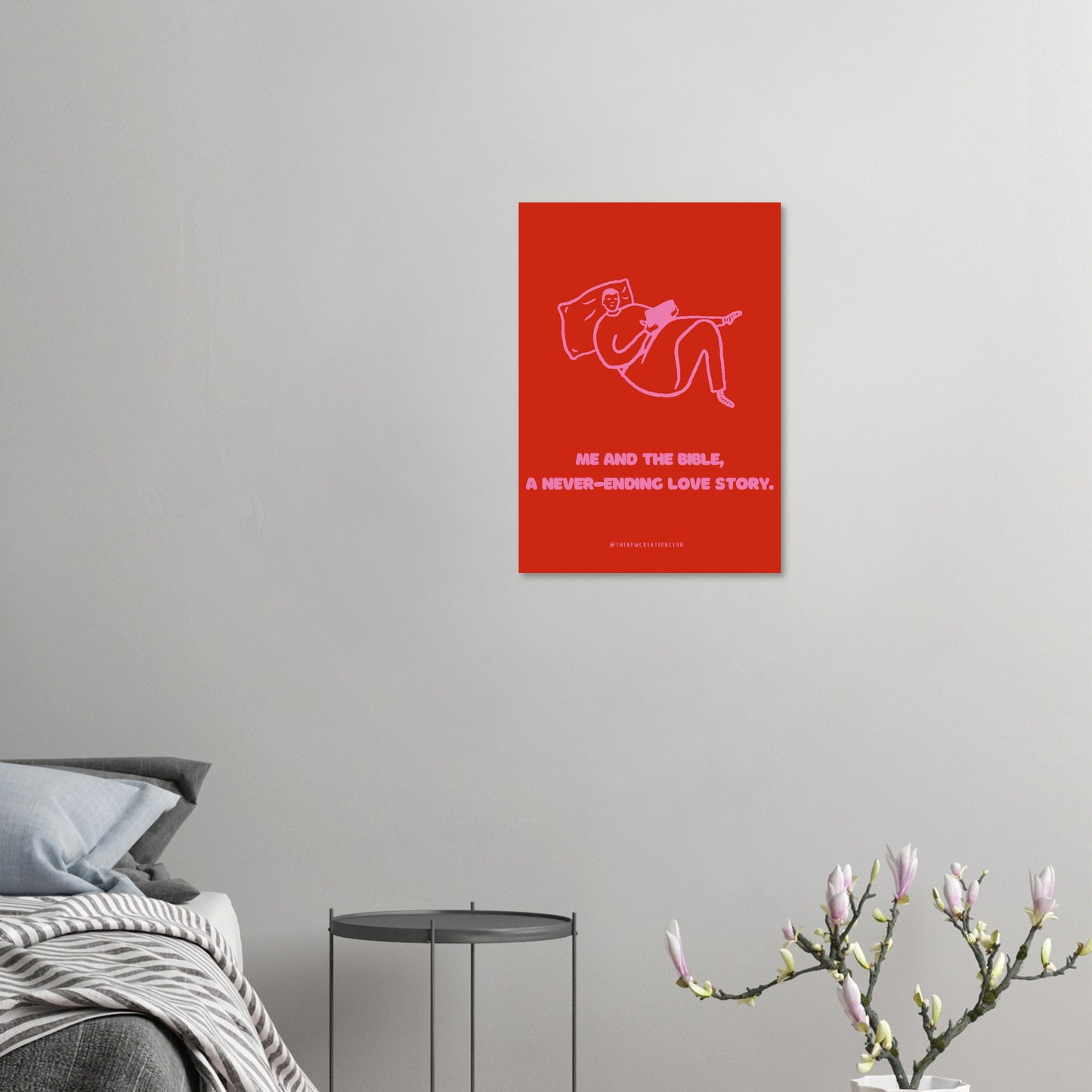 `Me and the Bible, A Never-Ending Love Story`- Klassisches Poster auf halbmattem Papier