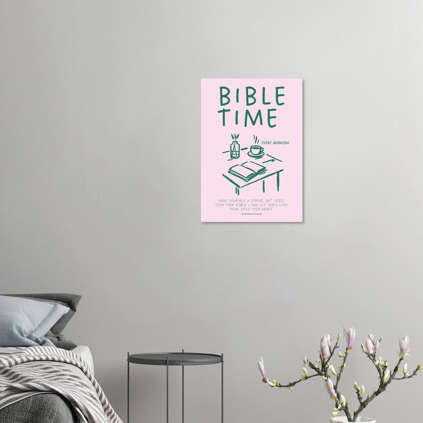 Christliches Poster - Bible Time