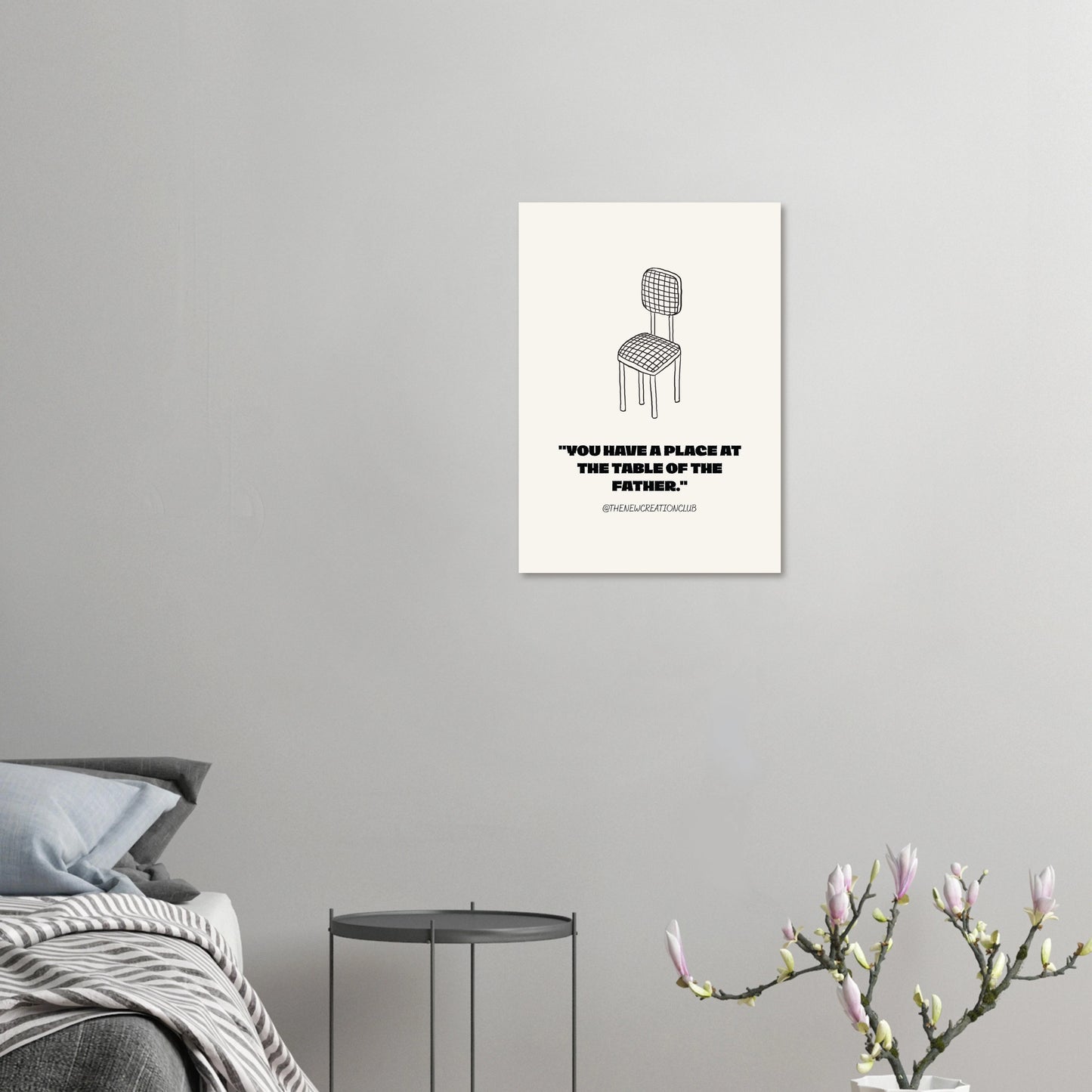 Christliches Poster - „There is a place at the table of the father"