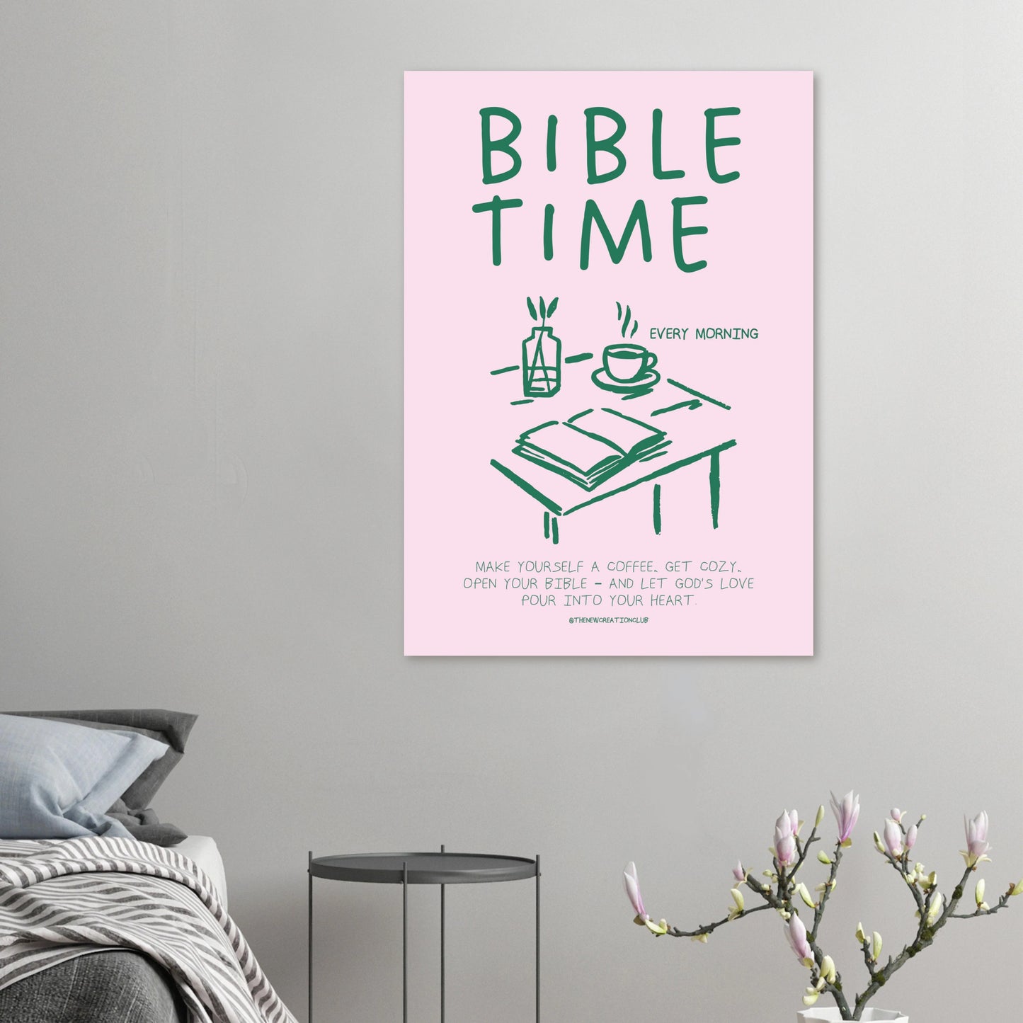 Christliches Poster - Bible Time